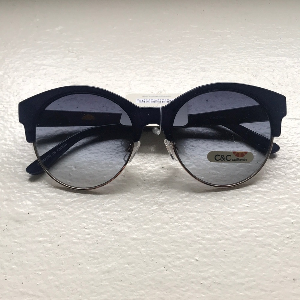 retro navy blue sunglasses. never worn!